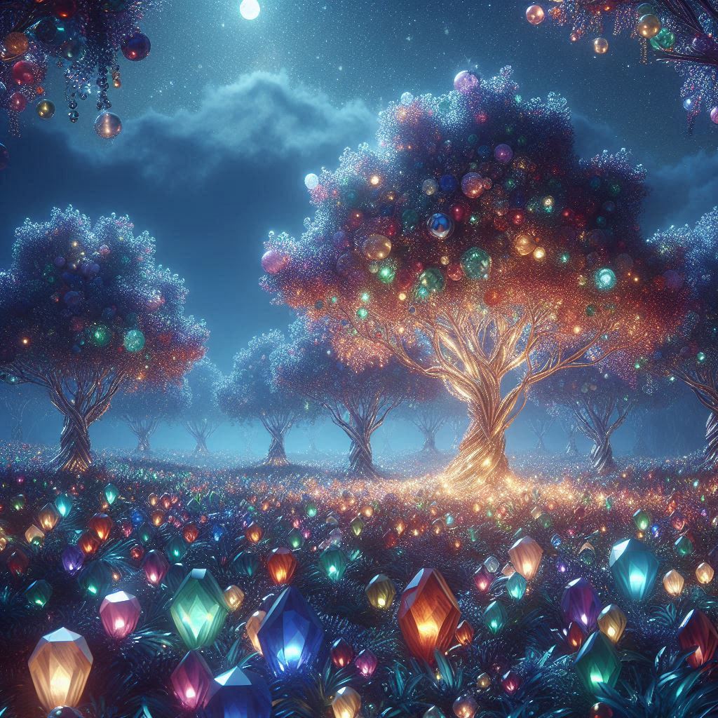 Gemstone Forest Backdrop 2 - Image 2