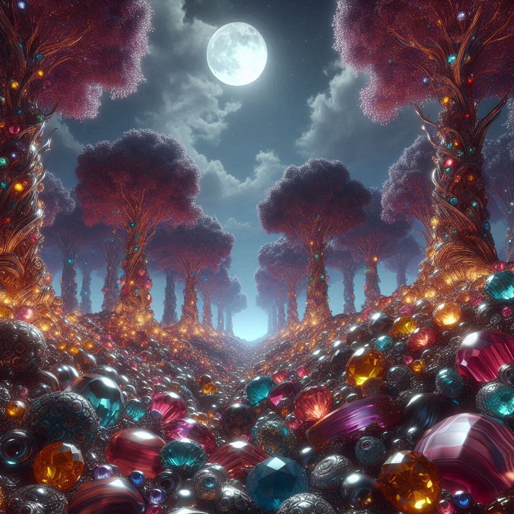 Gemstone Forest Backdrop 3 - Image 2