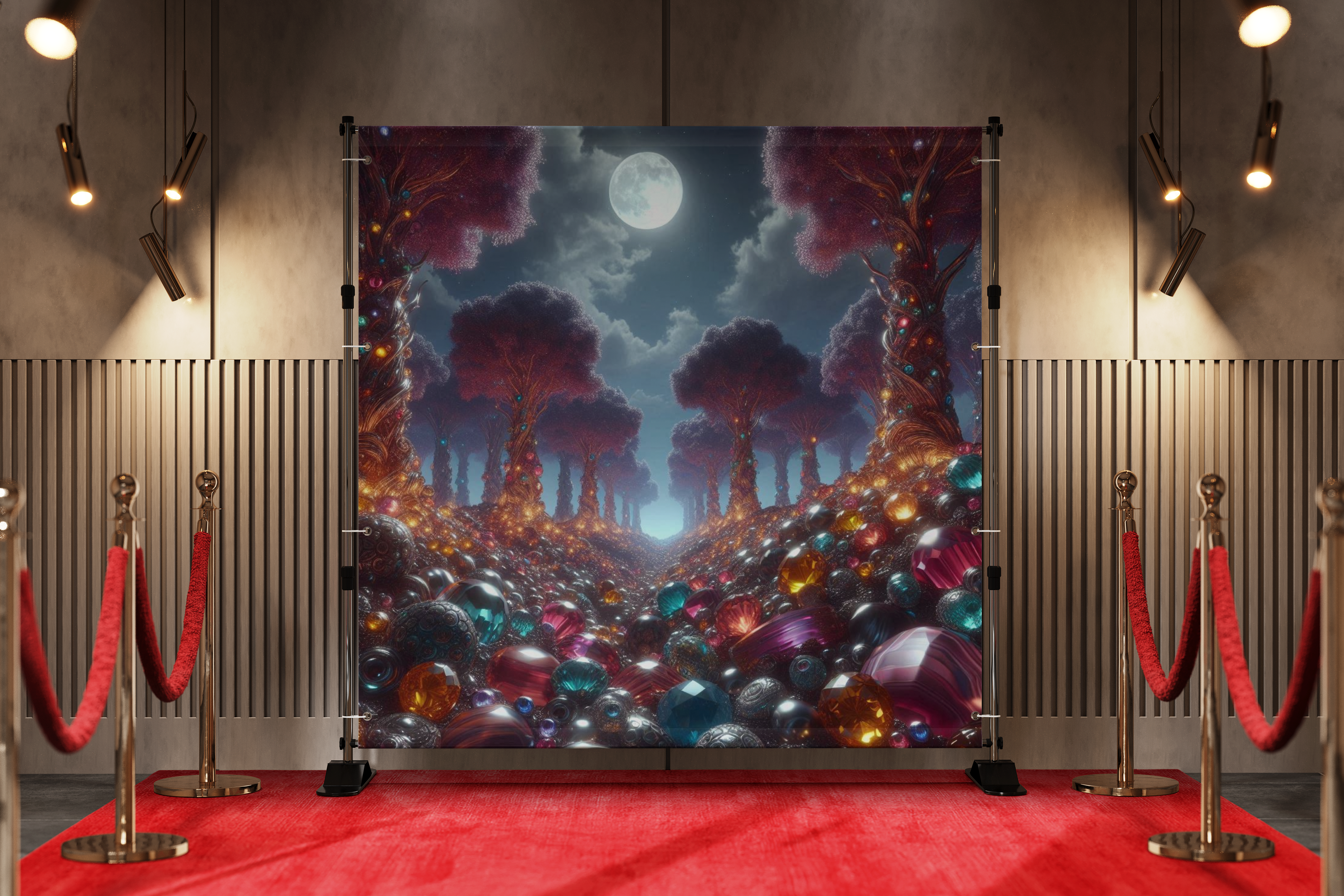 Gemstone Forest Backdrop 3