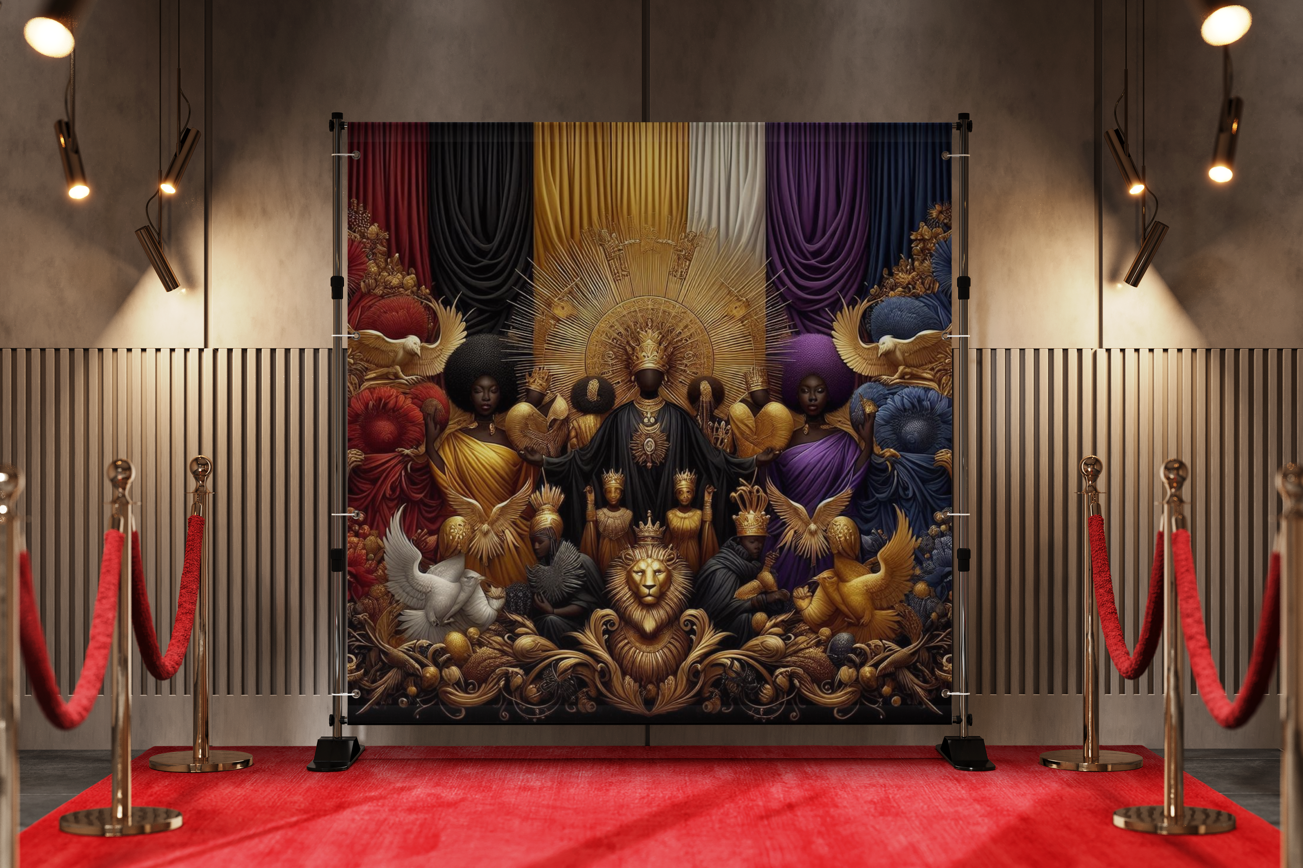 Black Frat Photography Backdrop 2
