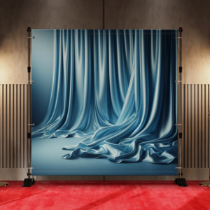 Elegant Blue Silk 4