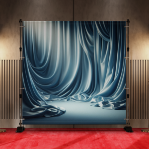 Elegant Blue Silk 3