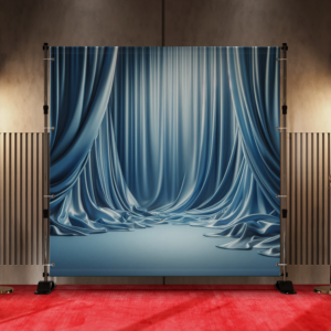 Elegant Blue Silk 2