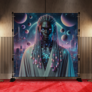 Midnight Enchantment - Afro-Futuristic Sorcerer 1