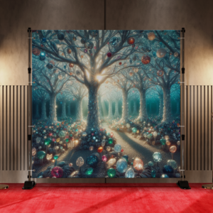 A Forest of Jewels and Gemstones Trees Shimmering Under a Moonlight 3